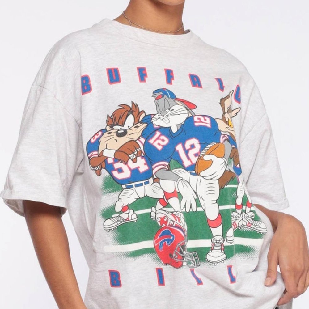 Vintage NFL Buffalo Bills Looney Tunes Shirt, Football Shirt, Unisex T-Shirt